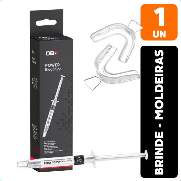 1 Clareador Dental Power Bleaching 22% BM4+ Moldeira