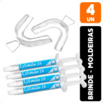 4 Clareador Dental Lysmile 16% Lysanda + Moldeira