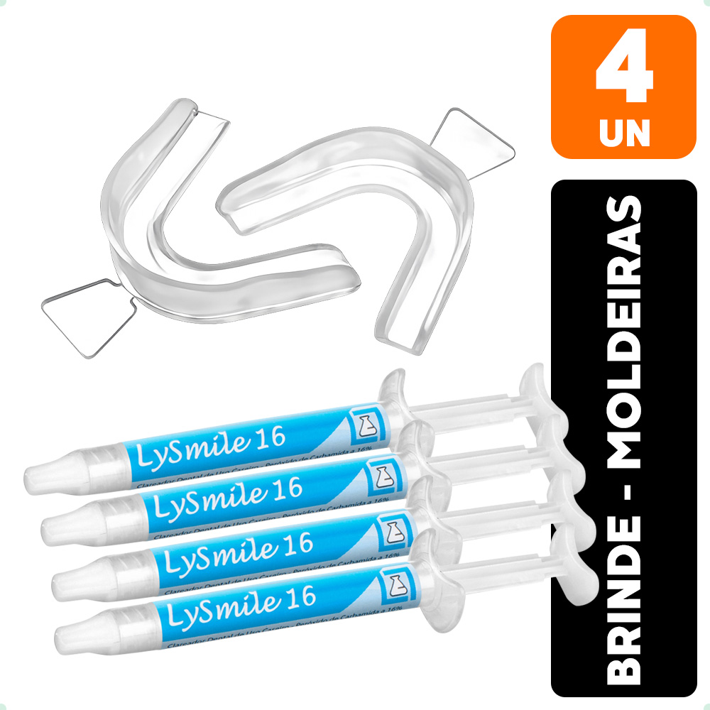 14c09e13686a1166fcf28a6f7d072087.jpg 4 Clareador Dental Lysmile 16% Lysanda + Moldeira - Imagem 1