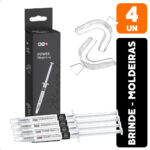 4 Clareador Dental Power Bleaching 22% BM4 + Moldeira