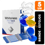 Kit Clareador Dental Whiteness Perfect 10% + Moldeiras
