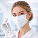 Kit 250 Máscaras Descartáveis + Luvas Nitrilo Branco - Imagem 4