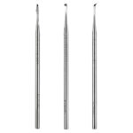 Kit Removedor de Tártaro 3 Peças Aço Inoxidável Cassiflex