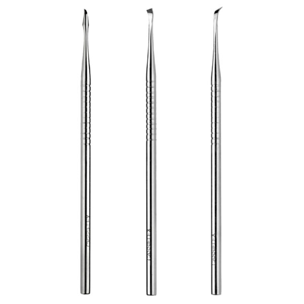 Kit Removedor de Tártaro 3 Peças Aço Inoxidável Cassiflex