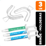 2 Clareador Dental Lysmile 16% Lysanda + Lysense + Moldeira