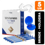 Kit Clareador Dental Whiteness Perfect 16% + Moldeira