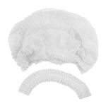 Kit 350 Máscaras Descartáveis + Luvas Nitrilo + Toucas Branco - Imagem 4