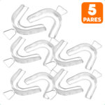 Moldeira em Silicone Para Clareamento Dental 5 Pares