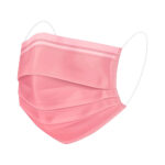 Kit 350 Máscaras Descartáveis + Luvas Nitrilo + Toucas Rosa - Imagem 3