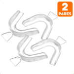 Moldeira em Silicone Para Clareamento Dental 2 Pares